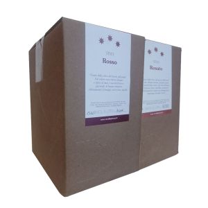 Confezione 2 Bag in Box Vino Rosso e Rosato - 5 litri - Cerulli Spinozzi
