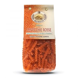 Fusilli di lenticchie rosse – 4x250gr – Pastificio Morelli