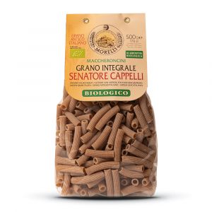 Maccheroncini di grano integrale Senatore Cappelli BIO – 2x500gr – Pastificio Morelli