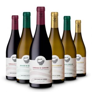 Confezione 6 bottiglie Sapori di Sardegna Vermentino, Cannonau e Nuragus – Antonella Corda